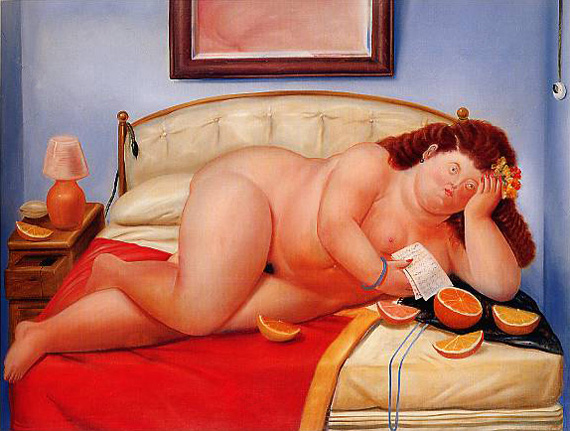 Photo:  Fernando Botero,The Letter, 1976